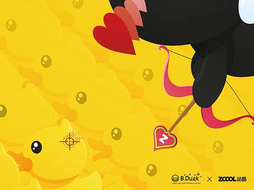 B.Duck小黄鸭 x ZCOOL站酷联名扑克（个人主页-ZMzg2MjMzMTI=） - 商业插画 - 站酷设计师玖伍里设计商店原创素材 - 站酷ZCOOL