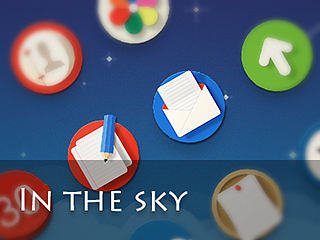 In the sky