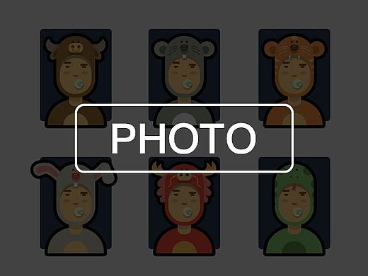 PROFILE PHOTO-扁平卡通用户头像创作