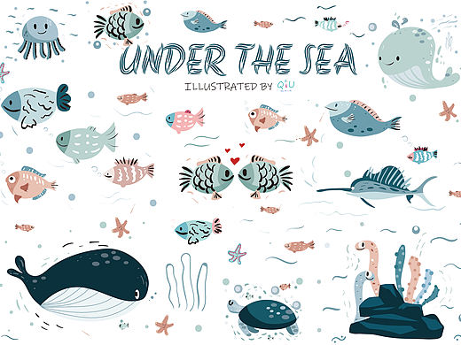 海底世界小插画