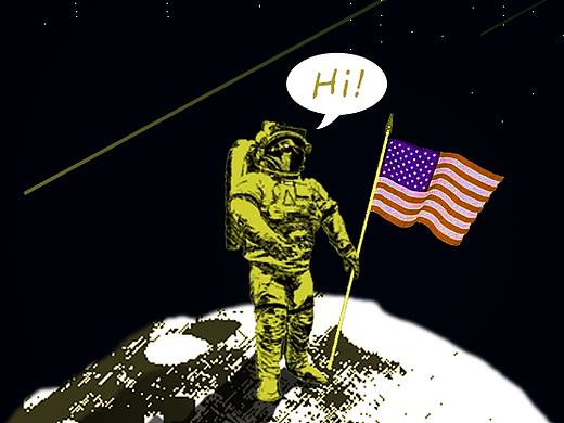 原创主题图标-登月怀旧