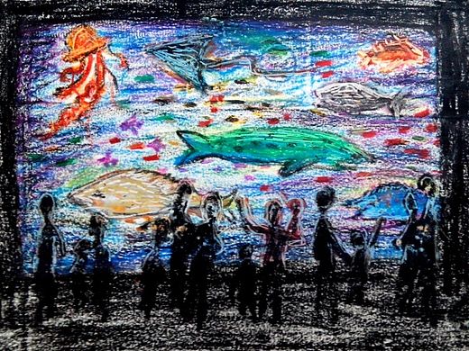 北京海洋馆（个人主页-ZMTQwOTc5NjQ=） - 艺术插画 - 站酷设计师袜子Eve原创素材 - 站酷ZCOOL