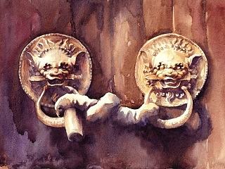 【一滴水手绘】锁