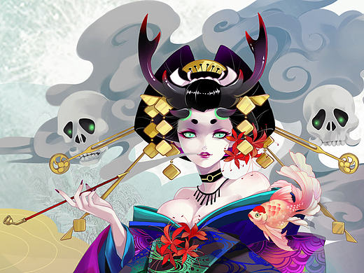 阴阳师同人-阎魔道中