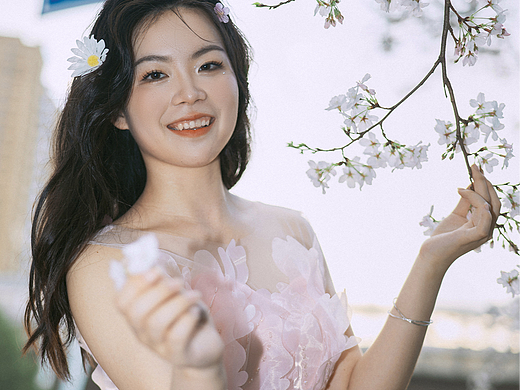 误把桃花当樱花