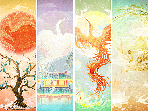 【中国神鸟】——金乌 · 重明 · 朱雀 · 玄鸟