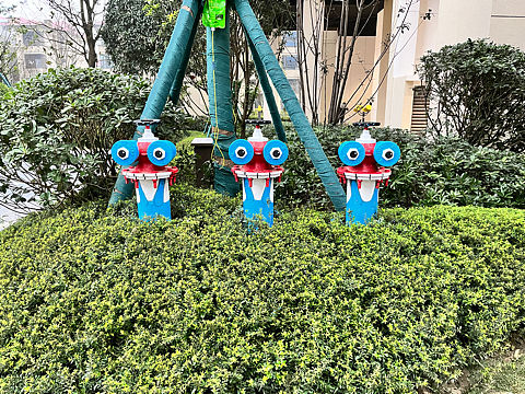 彩绘消防栓闪亮登场