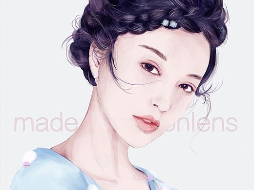 人物特寫寫實繪畫（個人主頁-ZMTM2ODM5NjA=） - 創(chuàng)作習作 - 站酷設(shè)計師visionlens原創(chuàng)素材 - 站酷ZCOOL