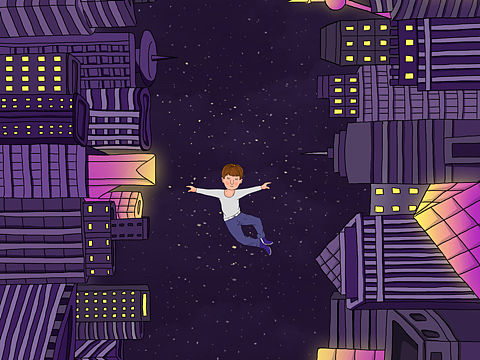 仰望星空，我想知道是不是有人正向我走来？