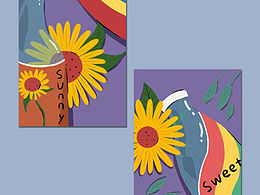 明信片插畫(huà)