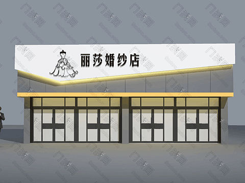 婚纱店门头