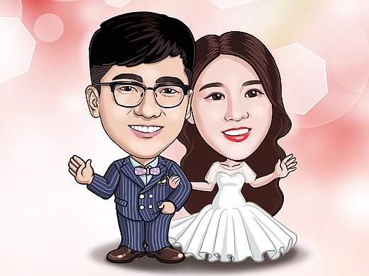 新婚愉快 Q版人物練習(xí)（個(gè)人主頁-ZMTkzNTA1OTI=） - 單幅漫畫 - 站酷設(shè)計(jì)師Monkeybrilliant原創(chuàng)素材 - 站酷ZCOOL