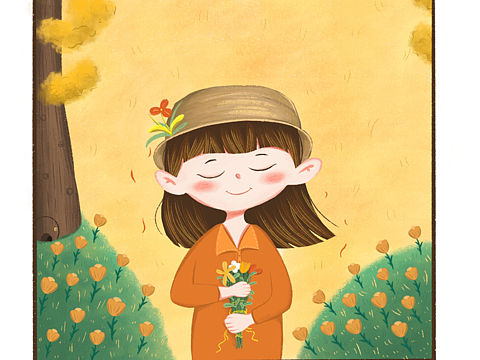 四季｜原創(chuàng)插畫(huà)（個(gè)人主頁(yè)-ZNDg0MzE0ODg=） - 兒童插畫(huà) - 站酷設(shè)計(jì)師伍汣汣原創(chuàng)素材 - 站酷ZCOOL