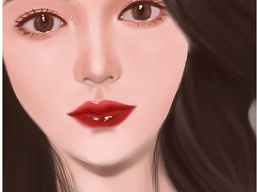 真人头像厚涂练习