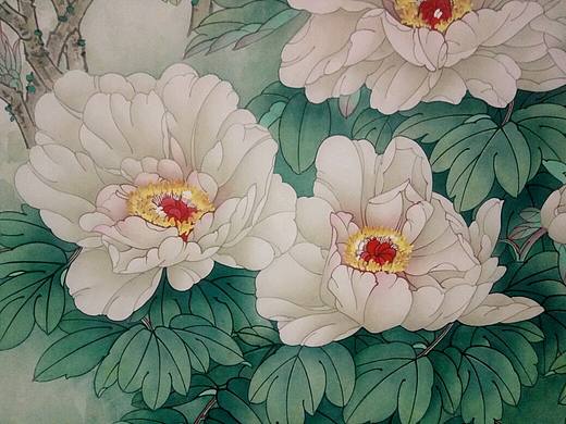 王东东工笔画作品