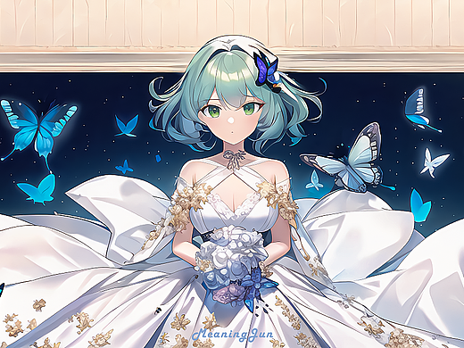 #N.03 NovelAI探索 超画幅级精美画中画壁纸！