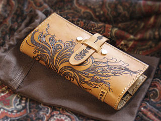 禅绕之天使翼 / 手工复古长夹