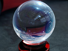 PS从零制作极仿真水晶球附源文件