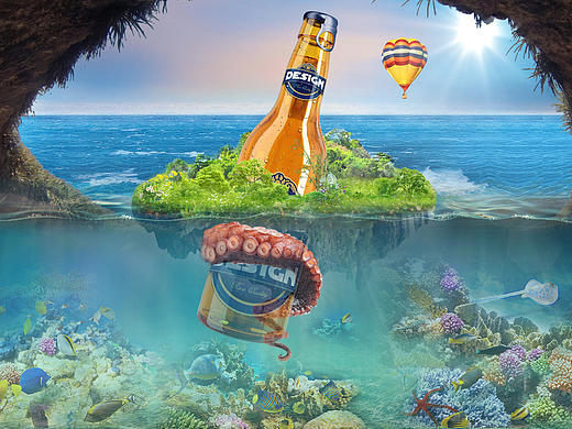 啤酒海报（个人主页-ZMTk1MDczMTY=） - 海报 - 站酷设计师ZCOO验证不通过原创素材 - 站酷ZCOOL