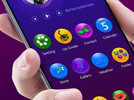 APP 平面设计 画册 LOGO 海报 图标 ICON 界面UI  DM单 手机主题-铃兰