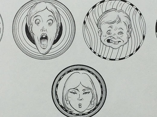 日常手绘素描图标
