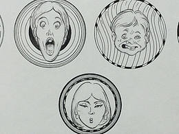 日常手绘素描图标