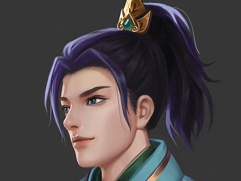 古风男头像
