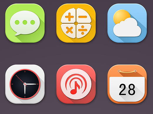 轻质感icon