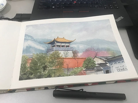 水彩风景