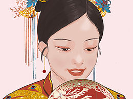 国风新娘头像人物