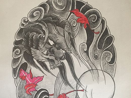 tattoo手稿-唐狮