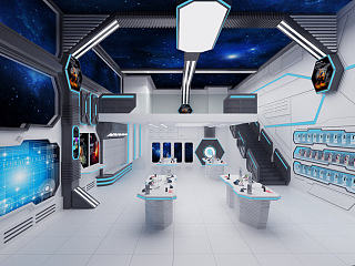 移动空间站-概念手机店（练习作品）