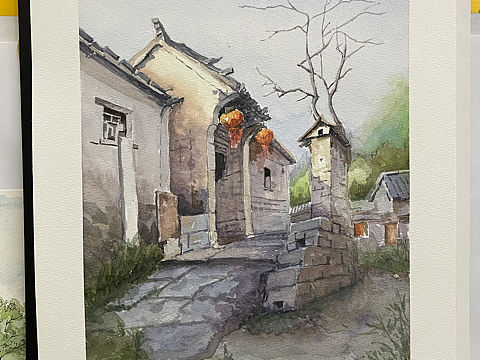水彩风景练习