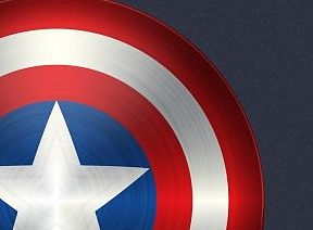 临摹美国队长的盾