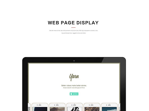 yarn官网页面设计