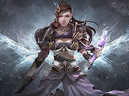 《天之禁Online》游戏商业插画宣传图