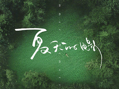 李宇春《夏天的电影》手写字设计
