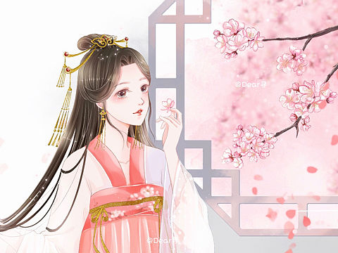 灼灼桃花美人醉