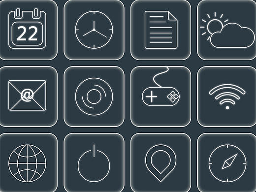 线性APP手机图标（个人主页-ZMTgzNTE0OTI=） - 图标 - 站酷设计师南若以南原创素材 - 站酷ZCOOL