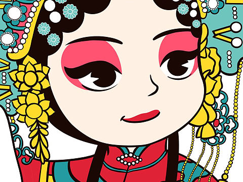 Q版京剧人物