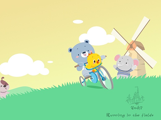 5年前雪鹰领主漫画动漫-单幅漫画雪鹰领主奥林匹克日电脑壁纸1366x768