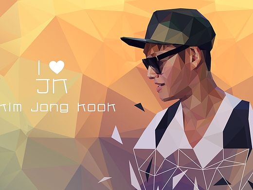 低多边形-人物练习-wuli金钟国偶吧