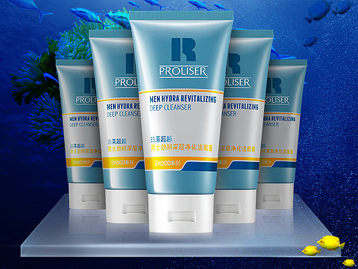 珀莱雅超越男士劲朗深层净化洁面膏详情