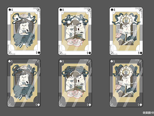 【猫咖】主题卡牌插画设计