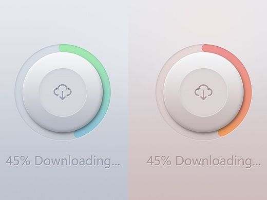 清新风格下载图标【附PS源文件】（个人主页-ZMTM0OTQ5MzY=） - 图标 - 站酷设计师小小少年呀原创素材 - 站酷ZCOOL