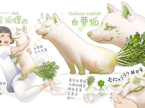 【蔬菜精灵】白萝狐