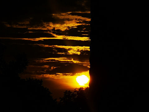 落日