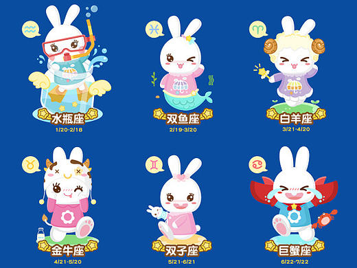 火火兔12星座系列