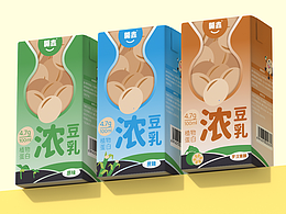 開鑫浓豆乳品牌包装设计丨榨干豆汁