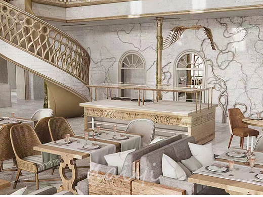 西餐厅设计/调和空间的整体氛围